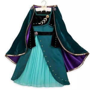Disney Store Frozen 2 Anna Deluxe Costume Dress & Cape new with tags Size 9/10